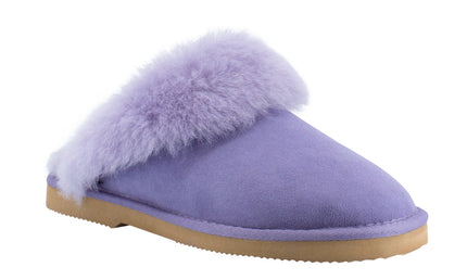Comfort me UGG Australian Made High Fur Trim Scuffs, Slippers are Made with Australian Shearling for Men & Women, Chestnut Colour 1