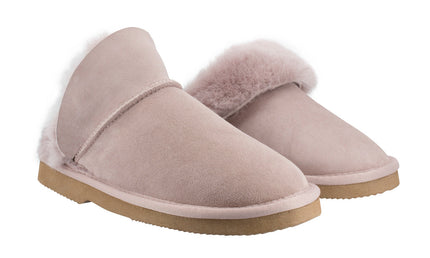 Comfort me UGG Australian Made High Fur Trim Scuffs, Slippers are Made with Australian Shearling for Men & Women, Pink Colour 13