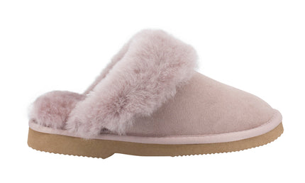 Comfort me UGG Australian Made High Fur Trim Scuffs, Slippers are Made with Australian Shearling for Men & Women, Pink Colour 3