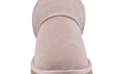 Comfort me UGG Australian Made High Fur Trim Scuffs, Slippers are Made with Australian Shearling for Men & Women, Pink Colour 9