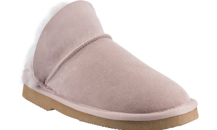 Comfort me UGG Australian Made High Fur Trim Scuffs, Slippers are Made with Australian Shearling for Men & Women, Pink Colour 11