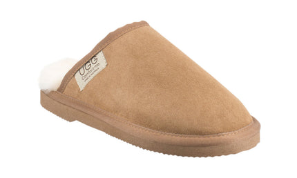 Comfort me UGG Australian Made Classic Scuffs, Slippers are Made with Australian Sheepskin for Men & Women, Chestnut Colour 9