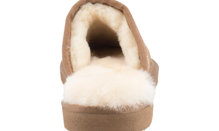Comfort me UGG Australian Made Classic Scuffs, Slippers are Made with Australian Sheepskin for Men & Women, Chestnut Colour 4