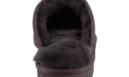 Comfort me UGG Australian Made Classic Scuffs, Slippers are Made with Australian Sheepskin for Men & Women, Chocolate Colour 4