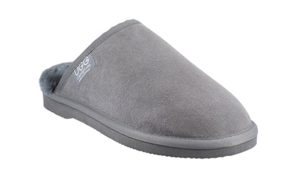 Comfort me UGG Australian Made Classic Scuffs, Slippers are Made with Australian Sheepskin for Men & Women, Grey Colour 9