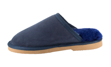 Comfort me UGG Australian Made Classic Scuffs, Slippers are Made with Australian Sheepskin for Men & Women, Navy Colour 6