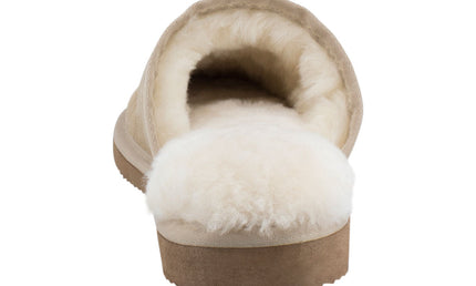 Comfort me UGG Australian Made Classic Scuffs, Slippers are Made with Australian Sheepskin for Men & Women, Sand Colour 4