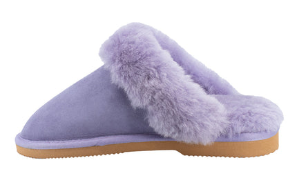 Ugg Platinum Fur-Trim Scuffs - Australian Made Slippers