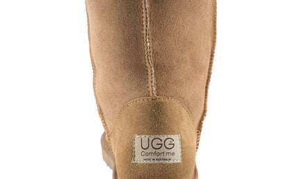Comfort me UGG Australian Made Mid Classic Boots are Made with Australian Sheepskin for Men & Women, Chestnut Colour 6