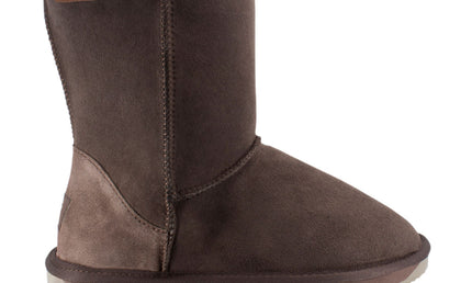 Comfort me UGG Australian Made Mid Classic Boots are Made with Australian Sheepskin for Men & Women, Chocolate Colour 1