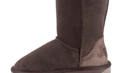 Comfort me UGG Australian Made Mid Classic Boots are Made with Australian Sheepskin for Men & Women, Chocolate Colour 6