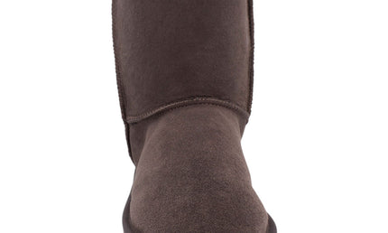 Comfort me UGG Australian Made Mid Classic Boots are Made with Australian Sheepskin for Men & Women, Chocolate Colour 8