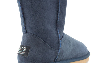 Comfort me UGG Australian Made Mid Classic Boots are Made with Australian Sheepskin for Men & Women, Navy Colour 3