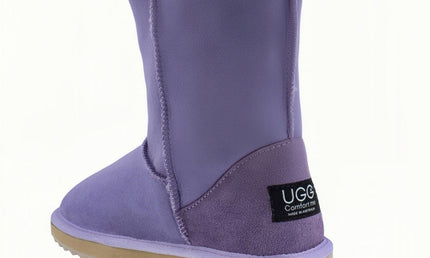 Comfort me UGG Australian Made Mid Classic Boots are Made with Australian Sheepskin for Men & Women, Lilac Colour 5