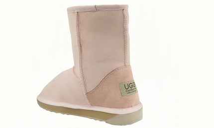 Comfort me UGG Australian Made Mid Classic Boots are Made with Australian Sheepskin for Men & Women, Pink Colour 5