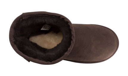 Comfort me UGG Australian Made Mini Classic Boots are Made with Australian Sheepskin for Men & Women, Chocolate Colour -11