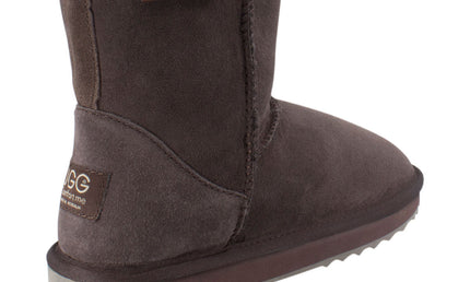 Comfort me UGG Australian Made Mini Classic Boots are Made with Australian Sheepskin for Men & Women, Chocolate Colour -3