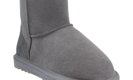 Comfort me UGG Australian Made Mini Classic Boots are Made with Australian Sheepskin for Men & Women, Grey Colour -10