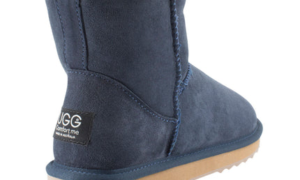Comfort me UGG Australian Made Mini Classic Boots are Made with Australian Sheepskin for Men & Women, Navy Colour -3