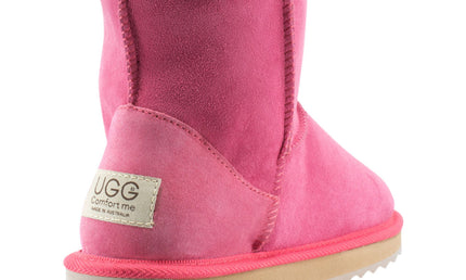 Comfort me UGG Australian Made Mini Classic Boots are Made with Australian Sheepskin for Men & Women, Ruby Colour -2