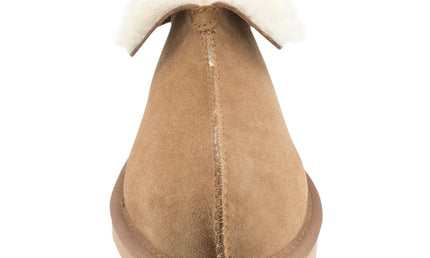 Comfort me UGG Australian Made Classic Slippers are Made with Australian Sheepskin for Men & Women, Chestnut Colour 10