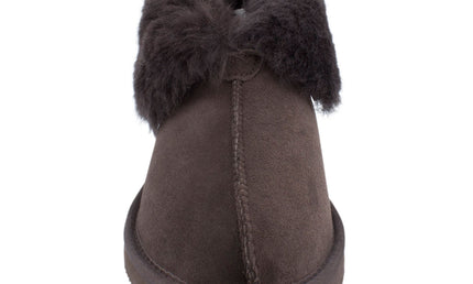 Comfort me UGG Australian Made Classic Slippers are Made with Australian Sheepskin for Men & Women, Chocolate Colour 9