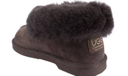 Comfort me UGG Australian Made Classic Slippers are Made with Australian Sheepskin for Men & Women, Chocolate Colour 6