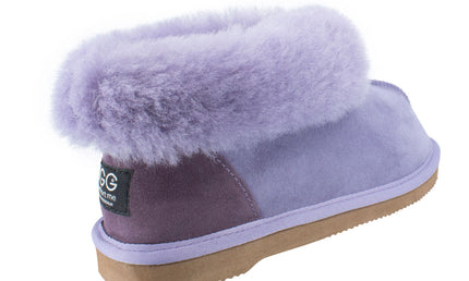 Comfort me UGG Australian Made Classic Slippers are Made with Australian Sheepskin for Men & Women, Lilac Colour 4