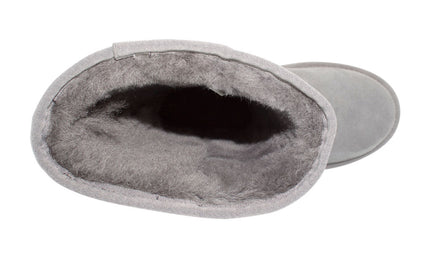 Comfort me UGG Australian Made Baby Gripper Booties are Made with Australian Sheepskin for Babies, Grey Colour 11