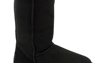 Comfort me UGG Australian Made Tall Classic Boots are Made with Australian Sheepskin for Men & Women, Black Colour 1