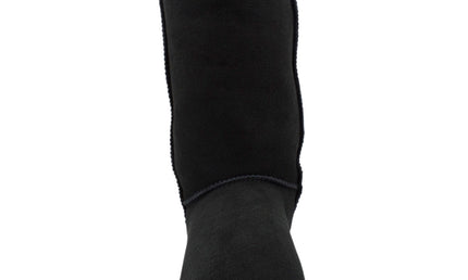 Comfort me UGG Australian Made Tall Classic Boots are Made with Australian Sheepskin for Men & Women, Black Colour 9