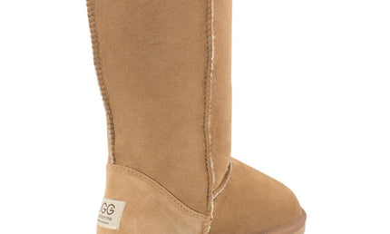 Comfort me UGG Australian Made Tall Classic Boots are Made with Australian Sheepskin for Men & Women, Chestnut Colour 3