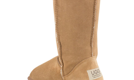 Comfort me UGG Australian Made Tall Classic Boots are Made with Australian Sheepskin for Men & Women, Chestnut Colour 5