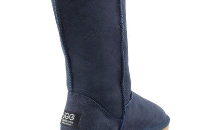 Comfort me UGG Australian Made Tall Classic Boots are Made with Australian Sheepskin for Men & Women, Navy Colour 2