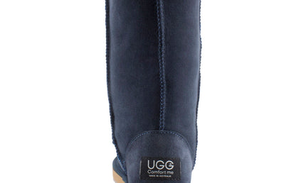 Comfort me UGG Australian Made Tall Classic Boots are Made with Australian Sheepskin for Men & Women, Navy Colour 3