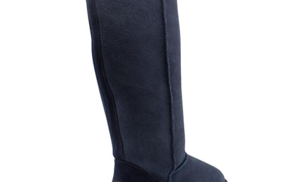 Comfort me UGG Australian Made  Knee High Classic Fashion Boots are Made with Australian Sheepskin for Women, Navy Colour 2