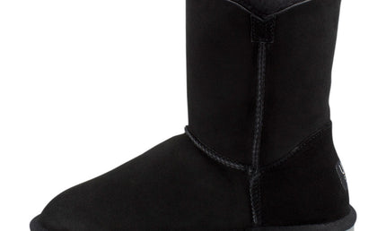 Comfort me UGG Australian Made Mid Button Boots are Made with Australian Sheepskin for Men & Women, Black Colour 7
