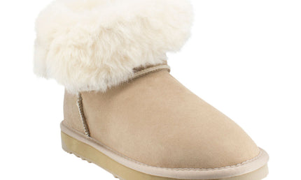 Comfort me UGG Australian Made Mid Button Boots are Made with Australian Sheepskin for Men & Women, Sand Colour 11