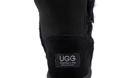 Ugg Platinum Mini Bailey Button Boot - Australian Made Short Boots