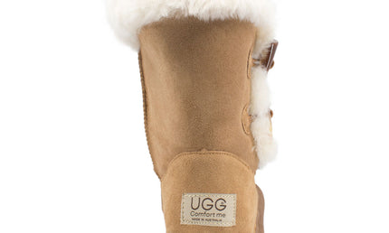 Comfort me UGG Australian Made Designer Boots are Made with Australian Sheepskin for Women, Chestnut Colour 5
