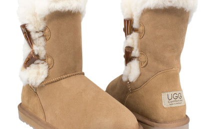 Comfort me UGG Australian Made Designer Boots are Made with Australian Sheepskin for Women, Chestnut Colour 3
