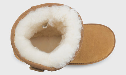 UGG Roughland® Water-Resistant Leather Suede Sheepskin Wool Classic Short Boots