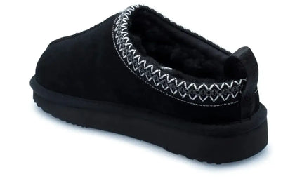 UGG Roughland® Tassie Leather Suede Wool Moccasin Slippers