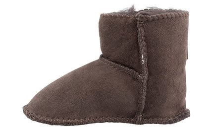Comfort me UGG Australian Made Baby Gripper Booties are Made with Australian Sheepskin for Babies, Chocolate Colour 5