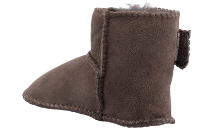 Comfort me UGG Australian Made Baby Gripper Booties are Made with Australian Sheepskin for Babies, Chocolate Colour 6