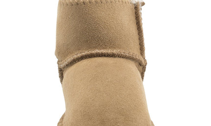 Comfort me UGG Australian Made Baby Gripper Booties are Made with Australian Sheepskin for Babies, Chestnut Colour 3