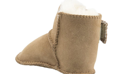 Comfort me UGG Australian Made Baby Gripper Booties are Made with Australian Sheepskin for Babies, Chestnut Colour 6