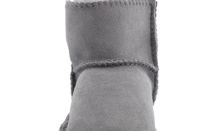 Comfort me UGG Australian Made Baby Gripper Booties are Made with Australian Sheepskin for Babies, Grey Colour 3