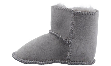 Comfort me UGG Australian Made Baby Gripper Booties are Made with Australian Sheepskin for Babies, Grey Colour 5
