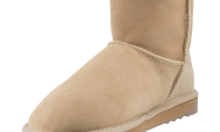 Comfort me UGG Australian Made Mini Classic Boots are Made with Australian Sheepskin for Men & Women, Sand Colour -6